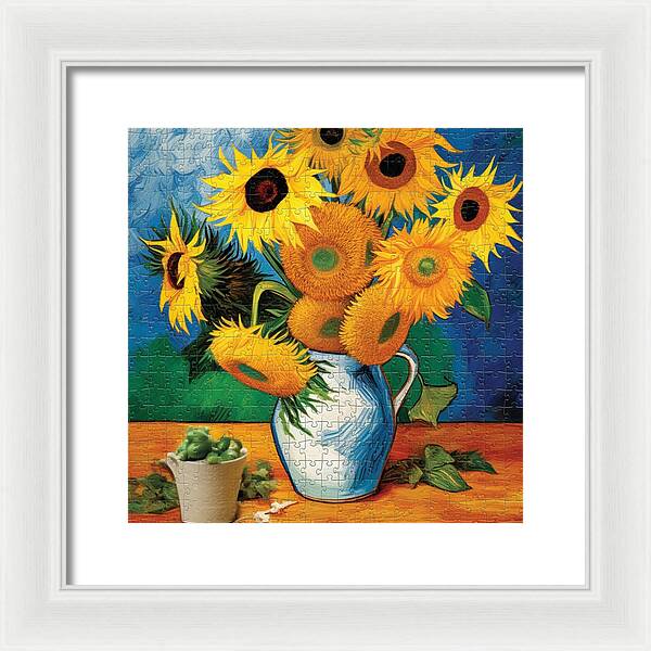 Fragmented Blossom - Framed Print