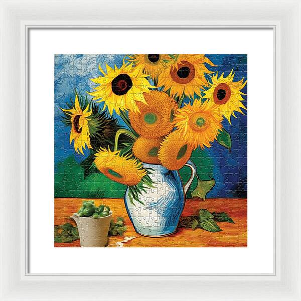 Fragmented Blossom - Framed Print