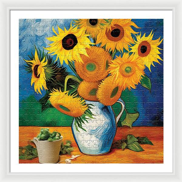 Fragmented Blossom - Framed Print