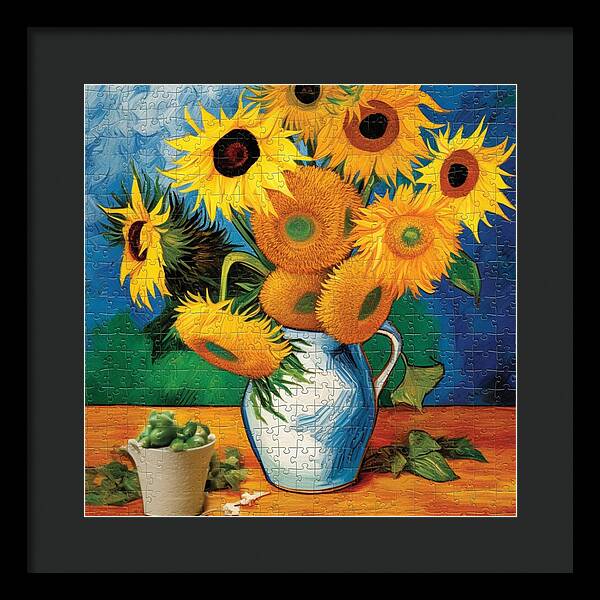 Fragmented Blossom - Framed Print