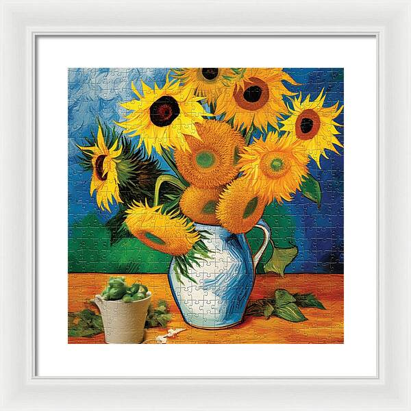 Fragmented Blossom - Framed Print