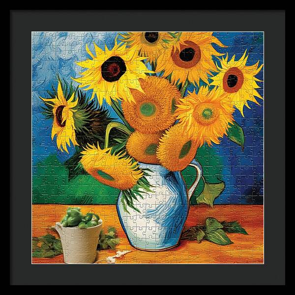 Fragmented Blossom - Framed Print