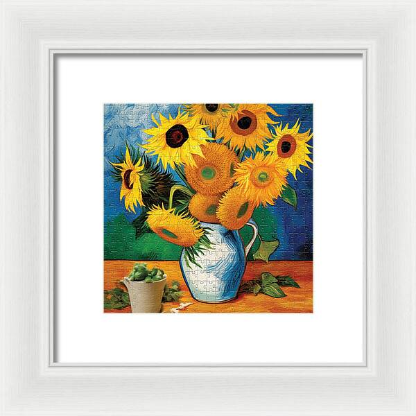 Fragmented Blossom - Framed Print
