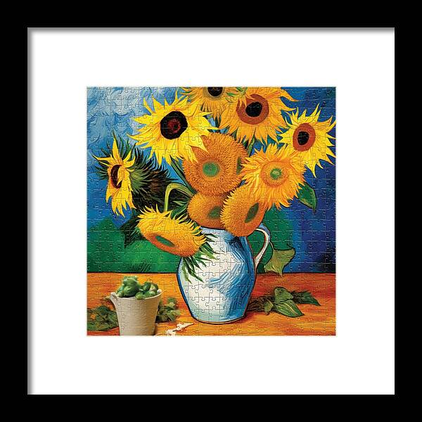 Fragmented Blossom - Framed Print