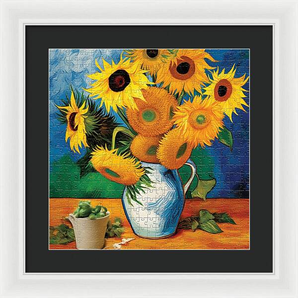 Fragmented Blossom - Framed Print