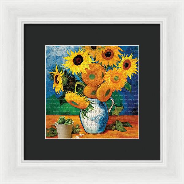 Fragmented Blossom - Framed Print