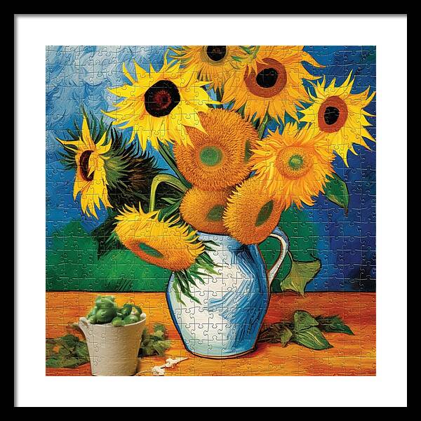 Fragmented Blossom - Framed Print