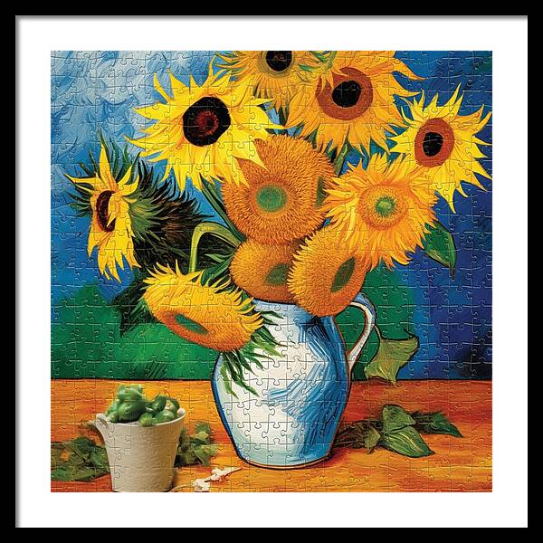 Fragmented Blossom - Framed Print