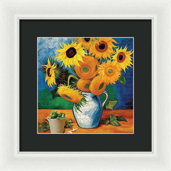 Fragmented Blossom - Framed Print