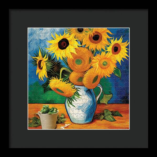 Fragmented Blossom - Framed Print