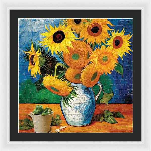 Fragmented Blossom - Framed Print