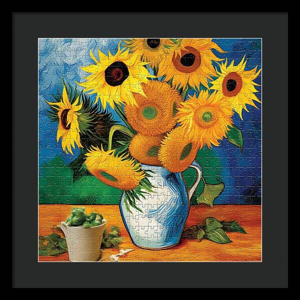 Fragmented Blossom - Framed Print