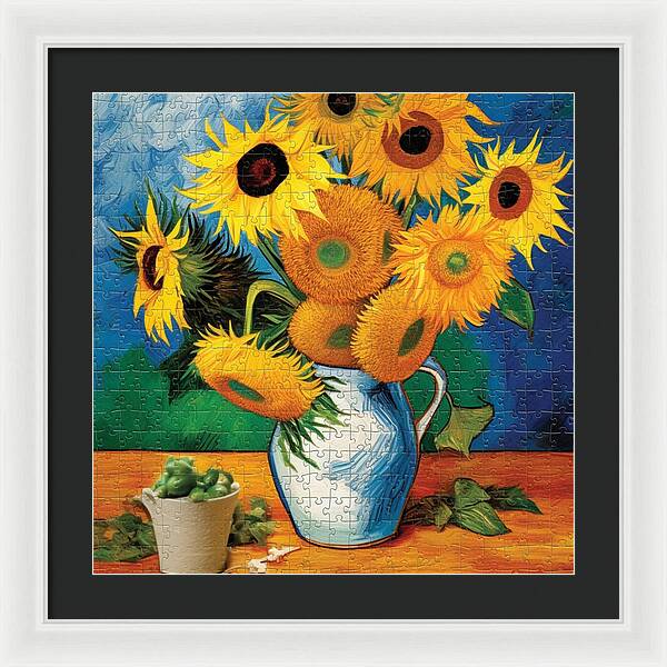 Fragmented Blossom - Framed Print