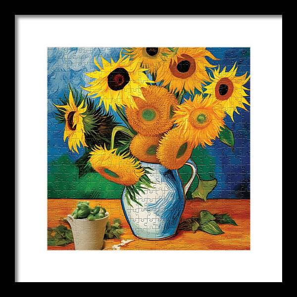 Fragmented Blossom - Framed Print