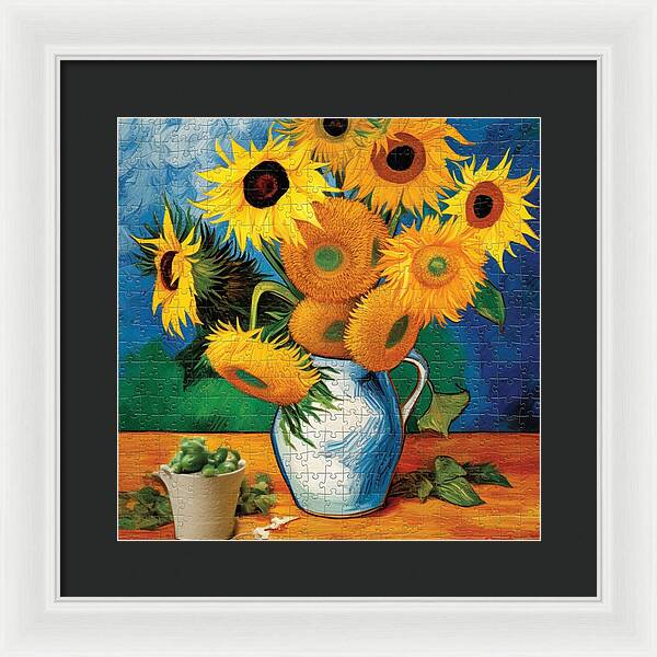 Fragmented Blossom - Framed Print