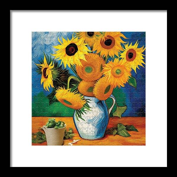 Fragmented Blossom - Framed Print