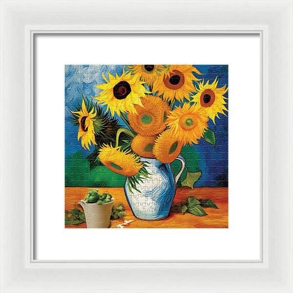 Fragmented Blossom - Framed Print