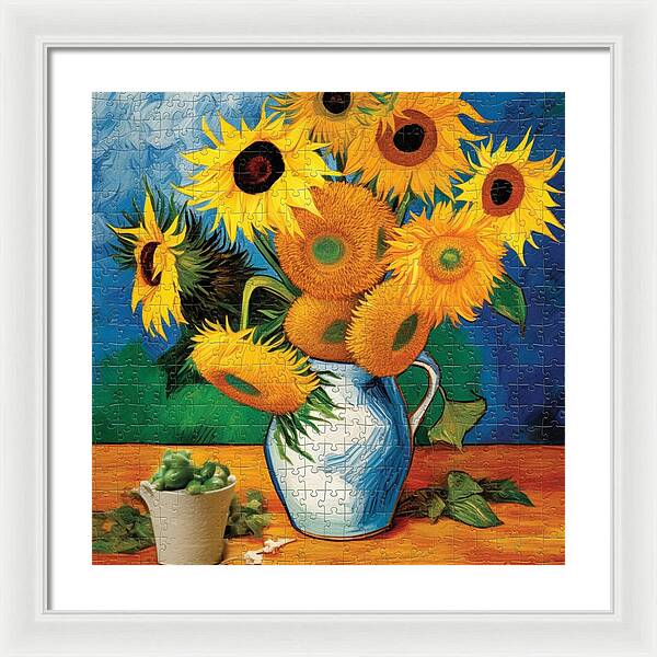 Fragmented Blossom - Framed Print