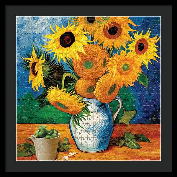 Fragmented Blossom - Framed Print