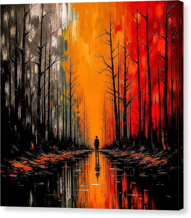 Frost and Fire - Canvas Print