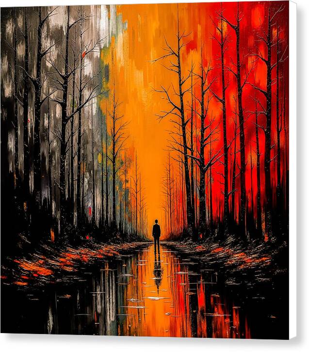 Frost and Fire - Canvas Print