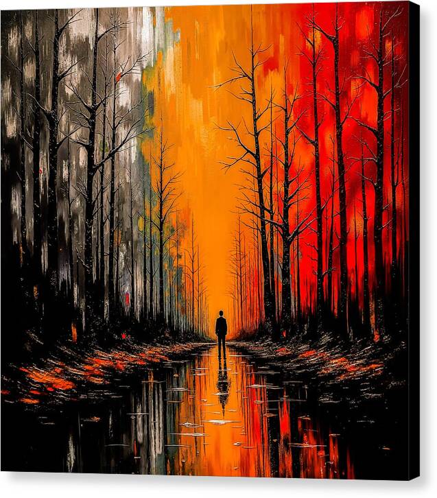 Frost and Fire - Canvas Print