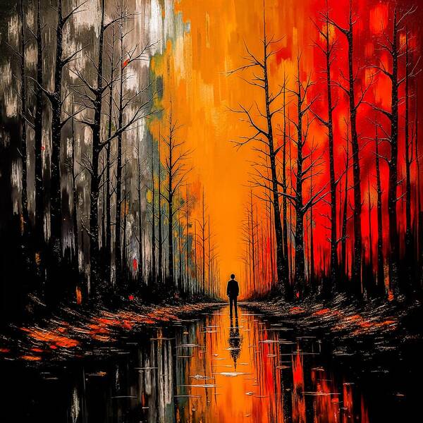 Frost and Fire - Art Print