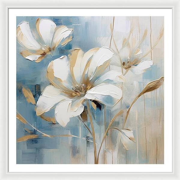 Frost Pedals - Framed Print