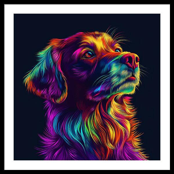 Fur Aurora - Framed Print