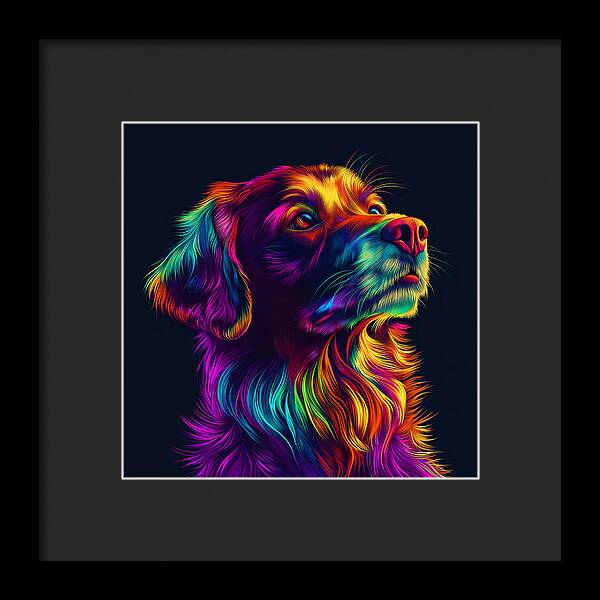 Fur Aurora - Framed Print