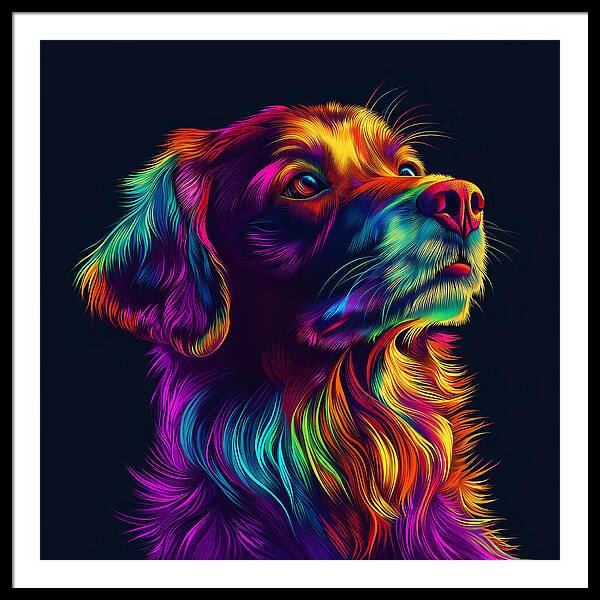 Fur Aurora - Framed Print