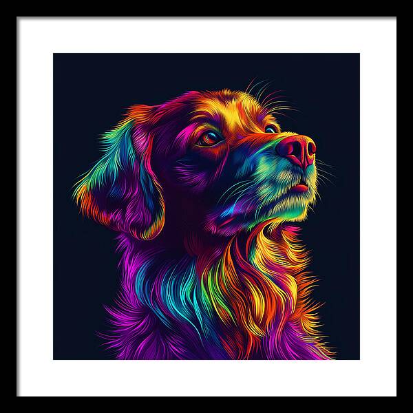 Fur Aurora - Framed Print