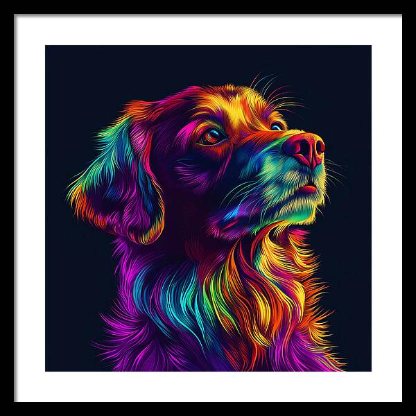 Fur Aurora - Framed Print