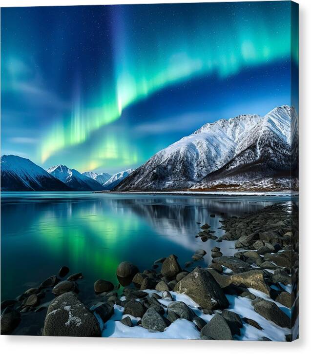 Glacial Glow - Canvas Print