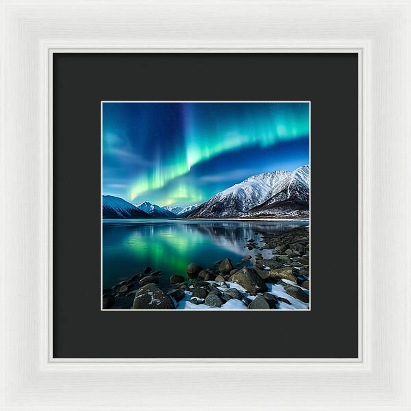 Glacial Glow - Framed Print