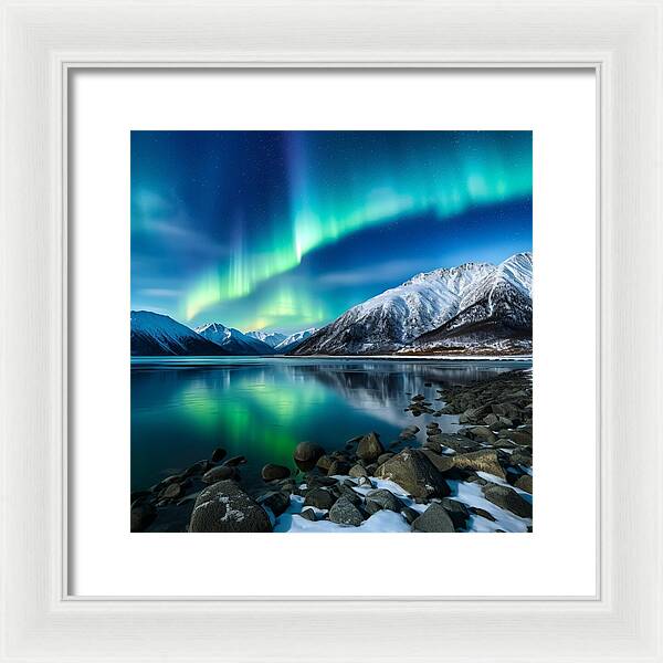 Glacial Glow - Framed Print
