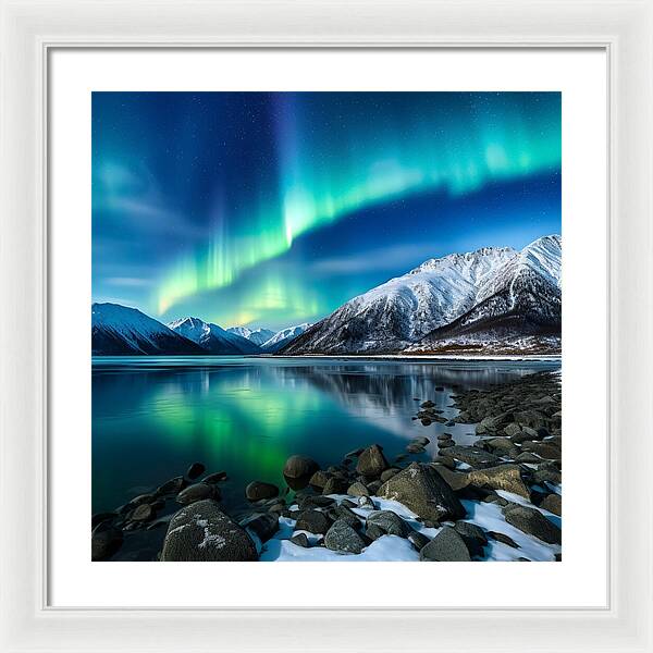 Glacial Glow - Framed Print