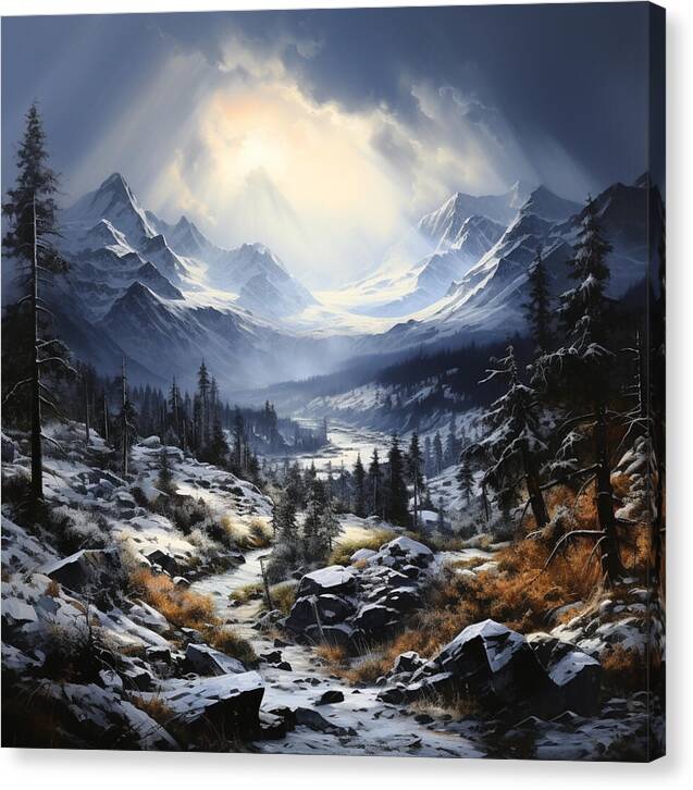 Glacial Passage - Canvas Print