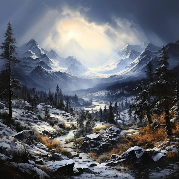 Glacial Passage - Art Print