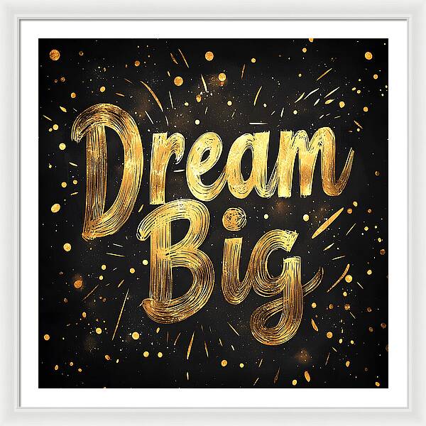 Golden Dreams - Framed Print