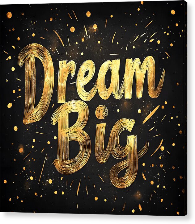 Golden Dreams - Acrylic Print