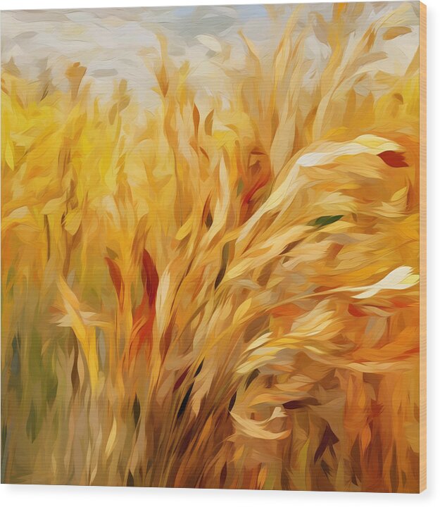 Golden Harvest - Wood Print