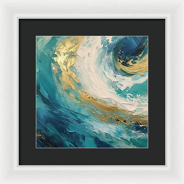 Golden Tide - Framed Print
