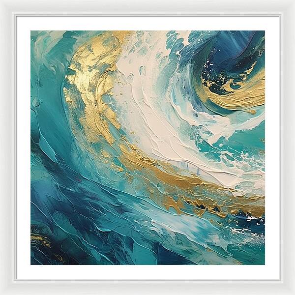 Golden Tide - Framed Print