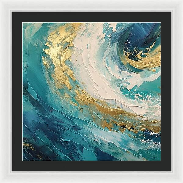 Golden Tide - Framed Print