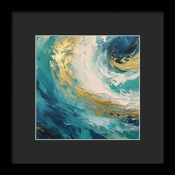 Golden Tide - Framed Print