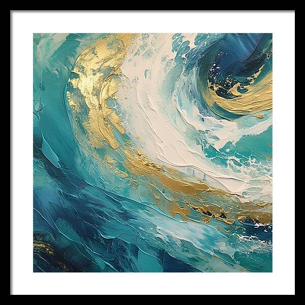 Golden Tide - Framed Print