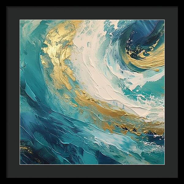 Golden Tide - Framed Print