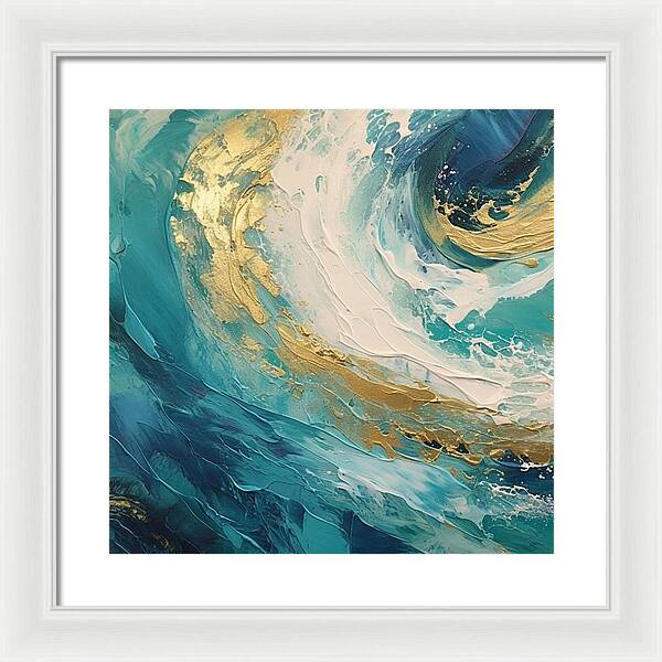 Golden Tide - Framed Print