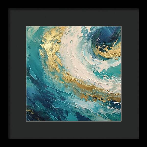 Golden Tide - Framed Print